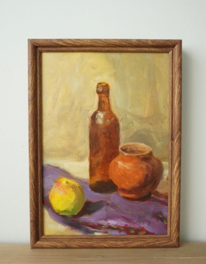 Bottle and Vase