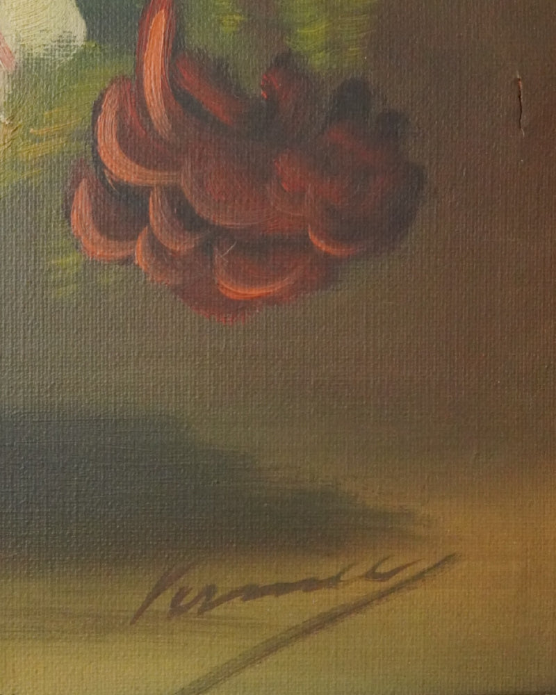 Roses in Blue Vase