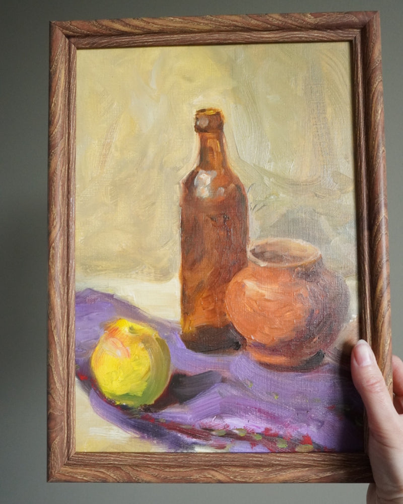 Bottle and Vase