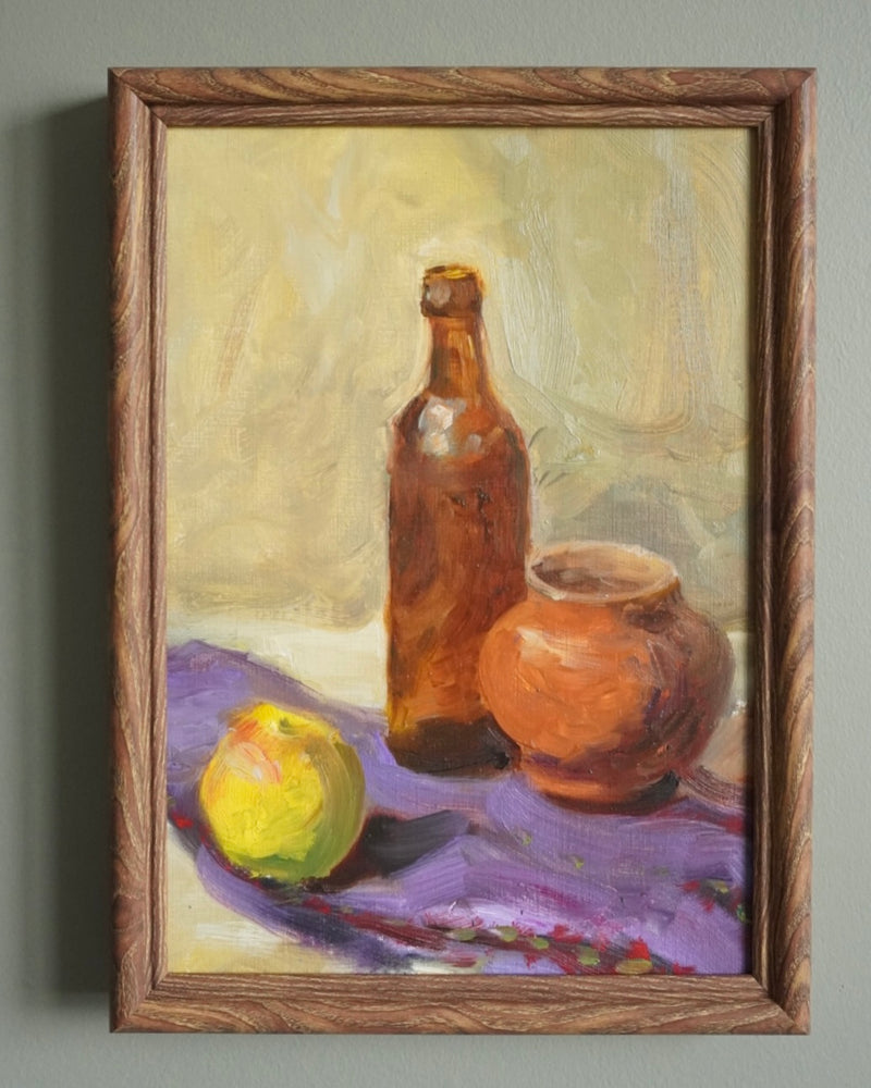 Bottle and Vase